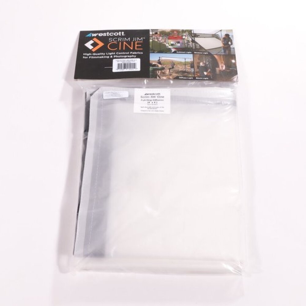 Westcott Scrim Jim Cine Full-Stop Diffuser Film 4 x 4' Commercial Photography